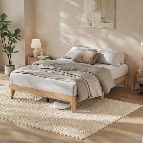 4ft 6in double solid wooden - 6in,