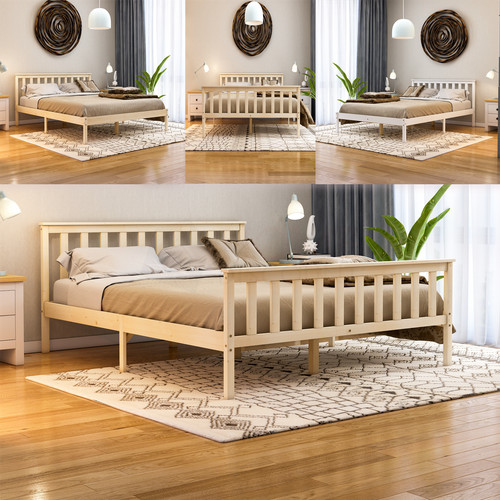 Wooden bed frames single - wooden,