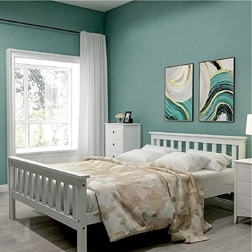Solid 4ft wooden - 4ft, bed