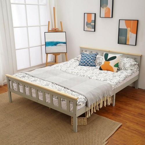 Solid wooden bed frame 3ft - solid,